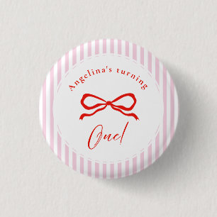 De eerste verjaardag van de baby met zachte knopen ronde button 3,2 cm