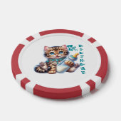 De eerste verjaardag van de baby. poker chips (Enkel)
