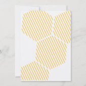 De eerste verjaardag van de bijen nodigt de eerste kaart (Achterkant)