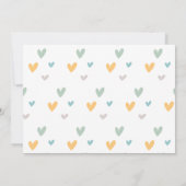 De eerste verjaardag van de moderne pasteelregenbo kaart (Achterkant)