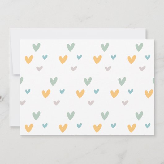 De eerste verjaardag van de moderne pasteelregenbo kaart (Achterkant)