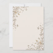 De eerste verjaardag van de schattige teddybeer kaart (Achterkant)