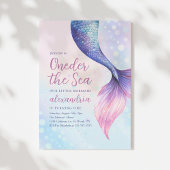 De eerste verjaardag van de Zee Mermaid Kaart