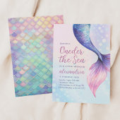 De eerste verjaardag van de Zee Mermaid Kaart