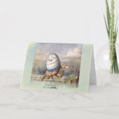 De eerste Verjaardag van Dumpty van Humpty Kaart (Achterkant)