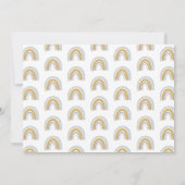 De eerste verjaardag van een wilde vos kaart (Achterkant)