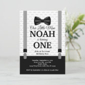 De eerste verjaardag van het kleine Man Kaart (Staand voorkant)