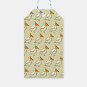 De eerste verjaardag van The Big One Nautical Beac Cadeaulabel (Achterkant)