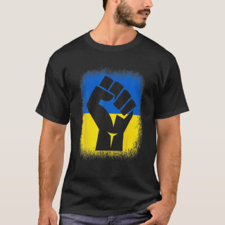 De eerste vlag die ik bij de Oekraïense Solidari s T-shirt