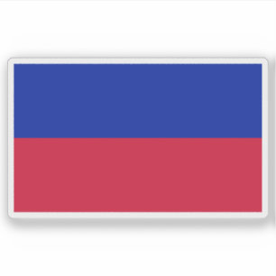 De eerste vlag van Haïti (1804) Sticker