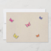 De eerste vlindertuin van meisjes op een dag uitno kaart (Achterkant)