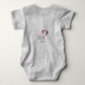 De eerste vlucht van de baby romper (Achterkant)