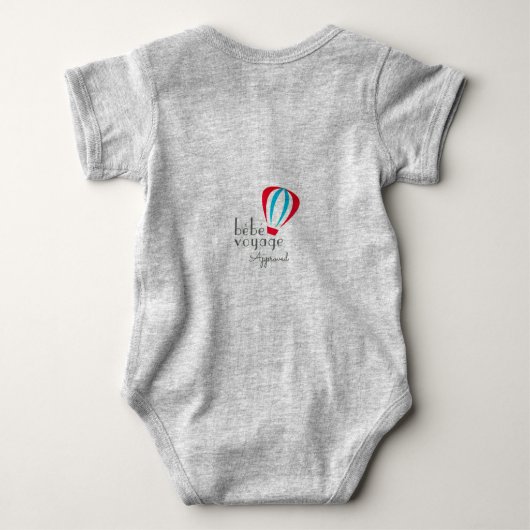 De eerste vlucht van de baby romper (Achterkant)