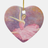 De eerste voedingskraker van je danseres keramisch ornament (Achterkant)