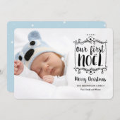 De eerste Vrolijke Kaart van de Foto van de (Voorkant / Achterkant)