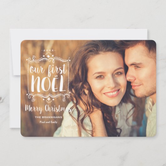 De eerste Vrolijke Kaart van de Foto van de (Voorkant)