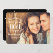 De eerste Vrolijke Kaart van de Foto van de (Voorkant / Achterkant)