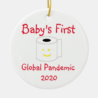 De eerste wereldwijde pandemie van baby's keramisch ornament