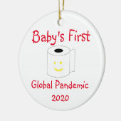 De eerste wereldwijde pandemie van baby's keramisch ornament (Links)