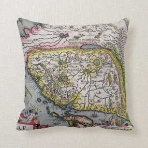 De eerste Westerne Atlas China   1584 Kussen