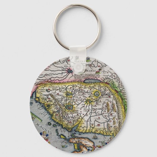 De eerste Westerne Atlas China | 1584 Sleutelhanger (Voorkant)