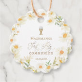 De eerste zeesoorts van de Heilige Communie gunt t Bedankjes Labels (Voorkant)