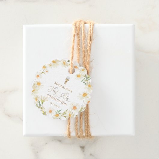 De eerste zeesoorts van de Heilige Communie gunt t Bedankjes Labels (In situ)