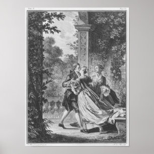 De eerste zoen van liefde poster