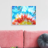 "De eerste zonsondergang" Christelijk Canvas Afdruk (Insitu (Woonkamer))