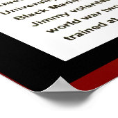 DE EERSTE ZWARTE MARINE 1942 POSTER (Hoek)