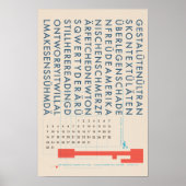 de EERSTOVERGETELIJKE KALENDER van FLOMM Poster (Voorkant)