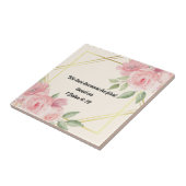 De eeuwige basis van de liefde tegeltje (Zijkant)