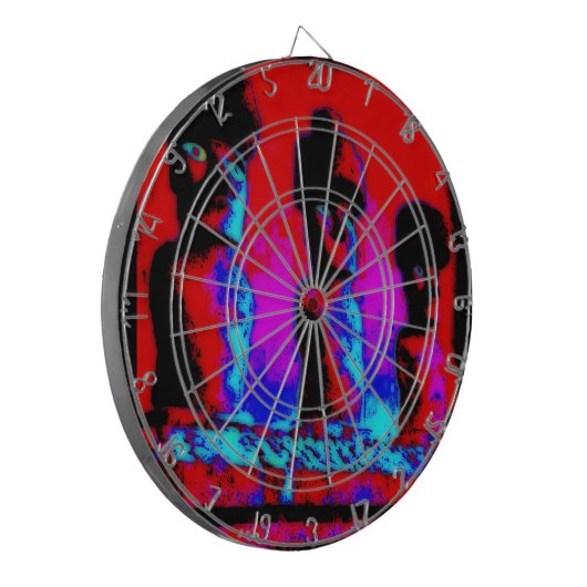 De eeuwige dromen van RapaNui Dartbord (Voorkant Links)