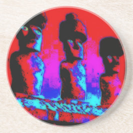 De eeuwige dromen van RapaNui Zandsteen Onderzetter