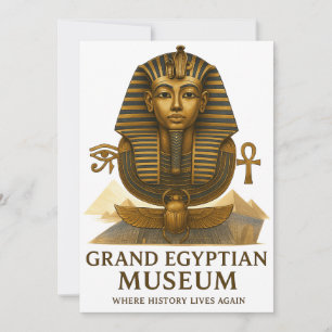 De Eeuwige Erfenis – Grand Egyptian Museum Opening Kaart