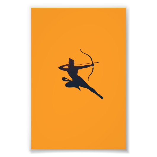 De eeuwige gloed van Dussehra - Shree Ram Foto Afdruk (Voorkant)