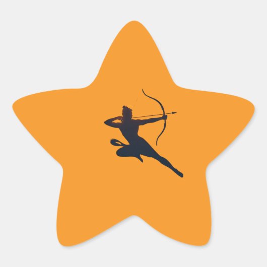 De eeuwige gloed van Dussehra - Shree Ram Ster Sticker (Voorkant)