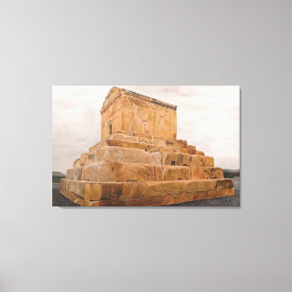 De Eeuwige Stilte van Pasargadae Canvas Afdruk