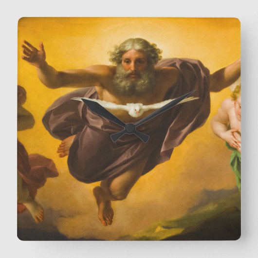 De Eeuwige Vader, Passie van de Christus door Meng Vierkante Klok (Voorkant)