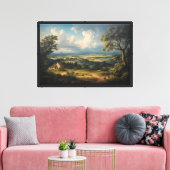 De Eeuwige Vallei Weide Canvas Afdruk (Insitu (Woonkamer))