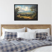 De Eeuwige Vallei Weide Canvas Afdruk (Insitu (Slaapkamer))