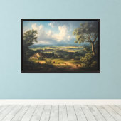 De Eeuwige Vallei Weide Canvas Afdruk (Insitu (Houten vloer))