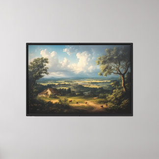 De Eeuwige Vallei Weide Canvas Afdruk