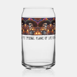 De eeuwige vlam van het leven... blikvorm glas