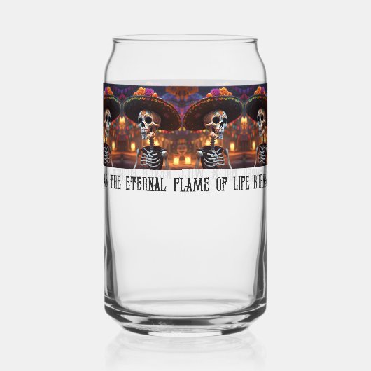 De eeuwige vlam van het leven... blikvorm glas (Voorkant)