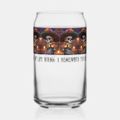 De eeuwige vlam van het leven... blikvorm glas (Links)