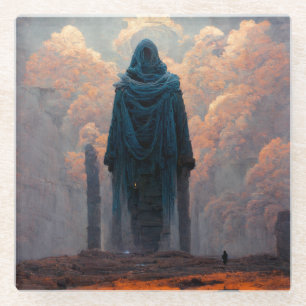 De efficiënte Fantasy Sci-Fi Art Glazen Onderzetter