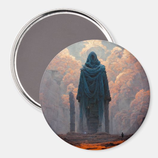 De efficiënte Fantasy Sci-Fi Art Magneet (Voorkant / Achterkant)