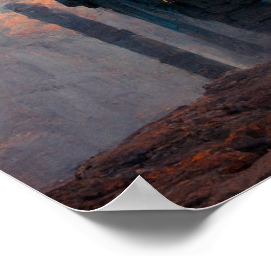 De efficiënte Fantasy Sci-Fi Art Poster (Hoek)