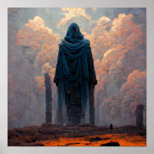 De efficiënte Fantasy Sci-Fi Art Poster